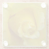 イエローローズガラスコースター ガラスコースター (裏面)