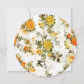 イエローローズガーデンブライダルシャワー招待 招待状 (裏面)