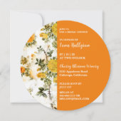 イエローローズガーデンブライダルシャワー招待 招待状 (正面)