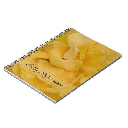 イエローローズキンセアニラゲストブック ノートブック (左側)