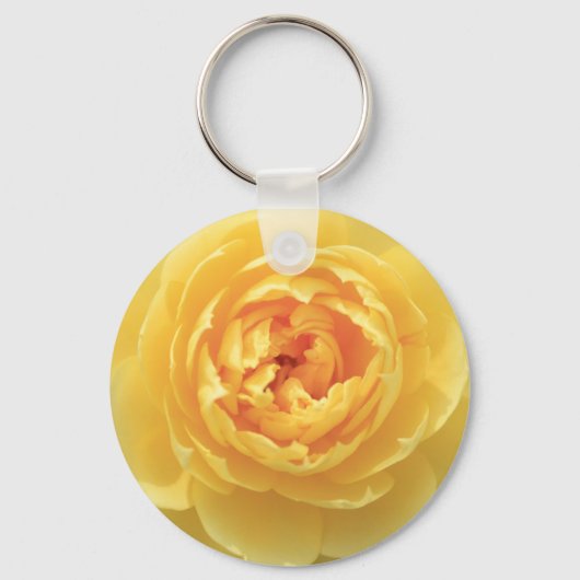 イエローローズキーチェーン キーホルダー (正面)