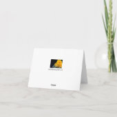 イエローローズグリーティングカード サンキューカード (裏面)