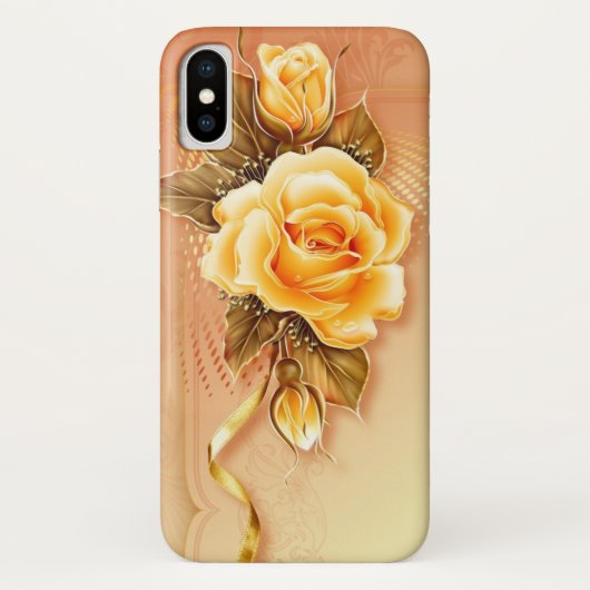 イエローローズケースメイトKolly There iPhone Xケース Case-Mate iPhoneケース (裏面)
