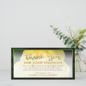 イエローローズゴールデンありがとう同情カード サンキューカード (スタンド正面)