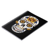 イエローローズシュガースカルオンブラック ノートブック (左側)