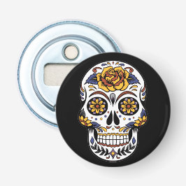 イエローローズシュガースカルオンブラック 栓抜き