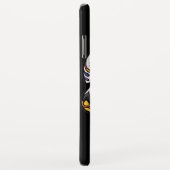 イエローローズシュガースカルオンブラック Case-Mate iPhoneケース (裏面/右)