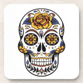 イエローローズシュガースカル コースター (正面)