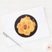 イエローローズシール ラウンドシール (封筒)