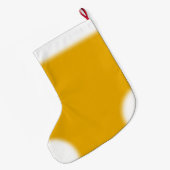 イエローローズストッキングバラクリスマスストッキングクスト ラージクリスマスストッキング (裏面 (吊り時))