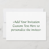 イエローローズスワールカスタムバラ招待状 招待状 (裏面)