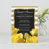 イエローローズズブライダルシャワー招待状 招待状 (スタンド正面)