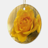 イエローローズセラミックオーナメント セラミックオーナメント (左)