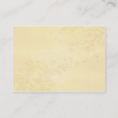 イエローローズテーブル座席表 プレイスカード (裏面)