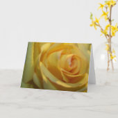 イエローローズノートカード カード (黄色い花)