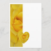 イエローローズハート結婚デザイン プログラム (裏面)