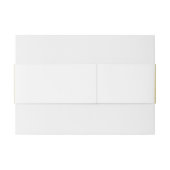 イエローローズハート結婚デザイン 招待状ベリーバンド (裏面例)