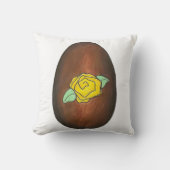 イエローローズバタークリームイースターエッグキャンディチョコレート クッション (正面)