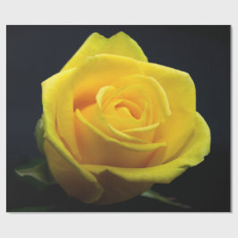 イエローローズバレンタインデラッピング紙 ラッピングペーパー