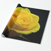 イエローローズバレンタインデラッピング紙 ラッピングペーパー (アンロールド)