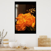 イエローローズフォト ポスター (キッチン)