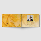 イエローローズフラワーお祝いメモリアル ゲストブック (全面)