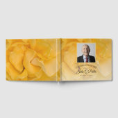 イエローローズフラワーお祝いメモリアル ゲストブック (全面)