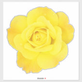 イエローローズフラワーズフローラ春サマーイースター シール (シート)