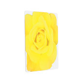 イエローローズフラワーフローラファインアート抽象芸術ギフト メタルプリント (3/4)