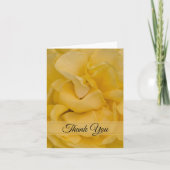 イエローローズフローラありがとう サンキューカード (正面)