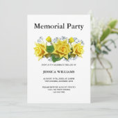 イエローローズフローラメモリアルパーティー 招待状 (スタンド正面)