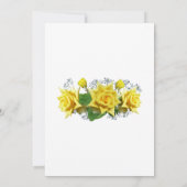 イエローローズフローラメモリアルパーティー 招待状 (裏面)