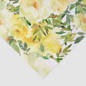 イエローローズフローラヴィンテージデクページティッシュペーパー 薄葉紙 (詳細)