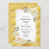 イエローローズフローラ退職パーティー 招待状 (正面/裏面)