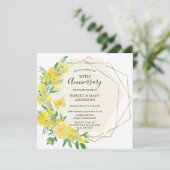 イエローローズフローラ50周年記念パーティー 招待状 (スタンド正面)