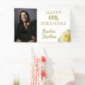 イエローローズフローラ60th Birthday Party写真 横断幕 (インサイチュ)