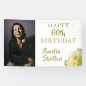 イエローローズフローラ60th Birthday Party写真 横断幕 (横)