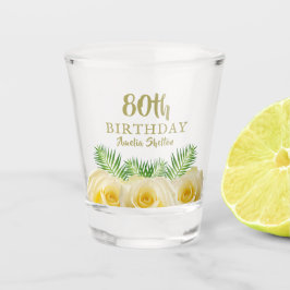 イエローローズフローラ80thバースデーパーティー ショットグラス