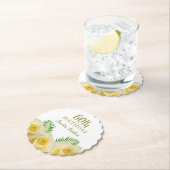 イエローローズフローラ80thバースデーパーティー ペーパーコースター (インサイチュ)