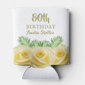 イエローローズフローラ80thバースデーパーティー 缶クーラー (裏面)