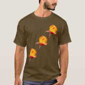 イエローローズブズフラワー自然 Tシャツ (正面)