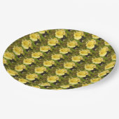 イエローローズブズ紙プレート ペーパープレート (アングル)