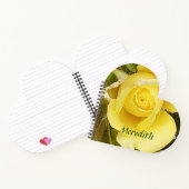 イエローローズブドハート ノートブック (内部)