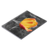 イエローローズブドパーシャルカラーフローラ ノートブック (左側)