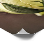 イエローローズブドフォトグラートアートプリント ポスター (角)