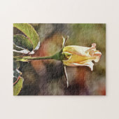 イエローローズブドフラワーアートパズル ジグソーパズル (横)