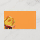 イエローローズブドフラワー名刺 名刺 (裏面)