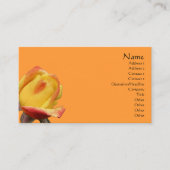 イエローローズブドフラワー名刺 名刺 (正面)