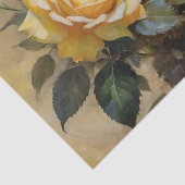 イエローローズプリントデクページ/ 薄葉紙 (詳細)