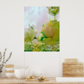 イエローローズポスター ポスター (キッチン)